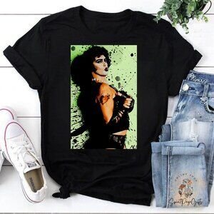 Rocky Horror Dr Frankenfurter Graphic T-Shirt Vintage Movie Tee 80